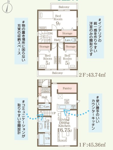 大明丘1丁目1号棟　新築戸建て